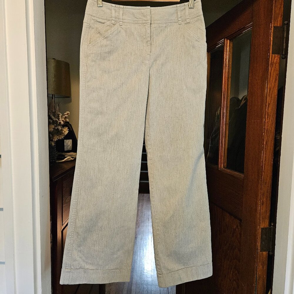 Ann Taylor Loft Women's Laura Denim Dress Pants - Gray - Size 8